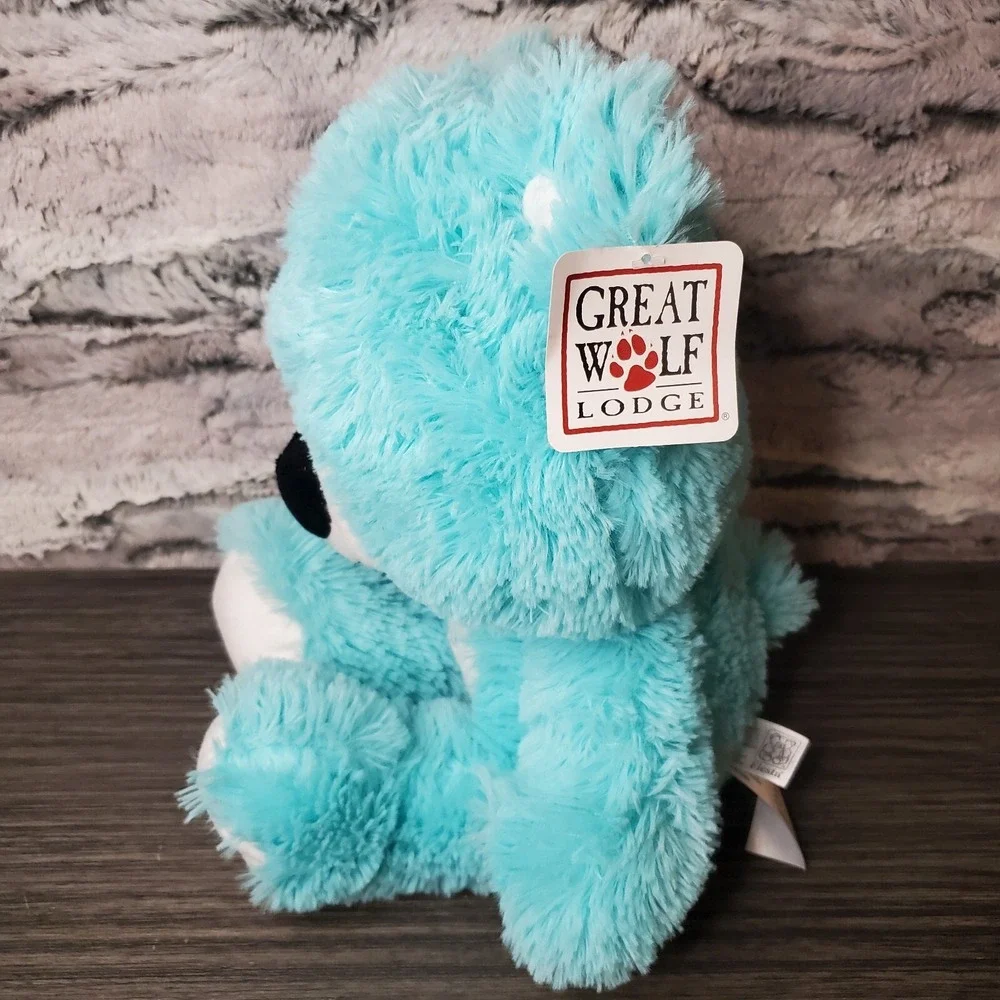 Great Wolf Lodge Aqua Turquoise Teddy Bear Plush‎ Stuffed Toy Souvenir Shop